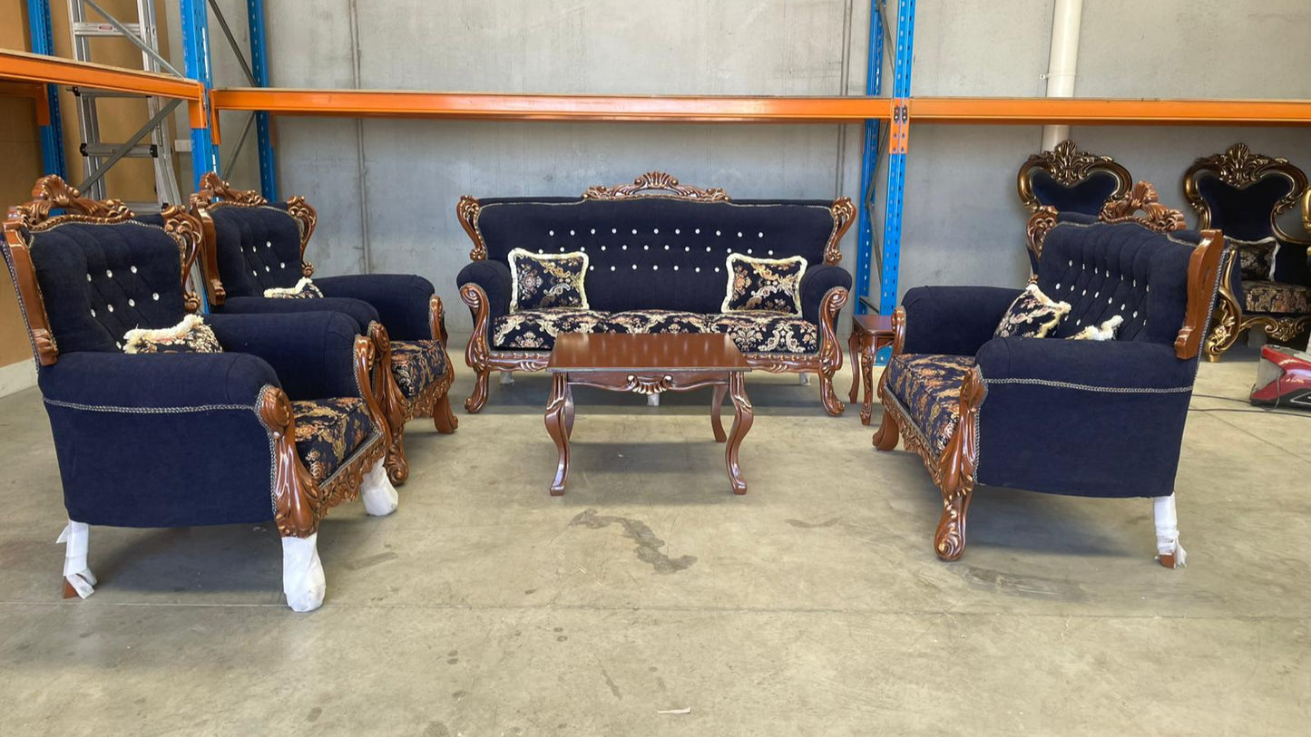 Kapra 7-Seater Sofa Set with Matching Coffee Tables