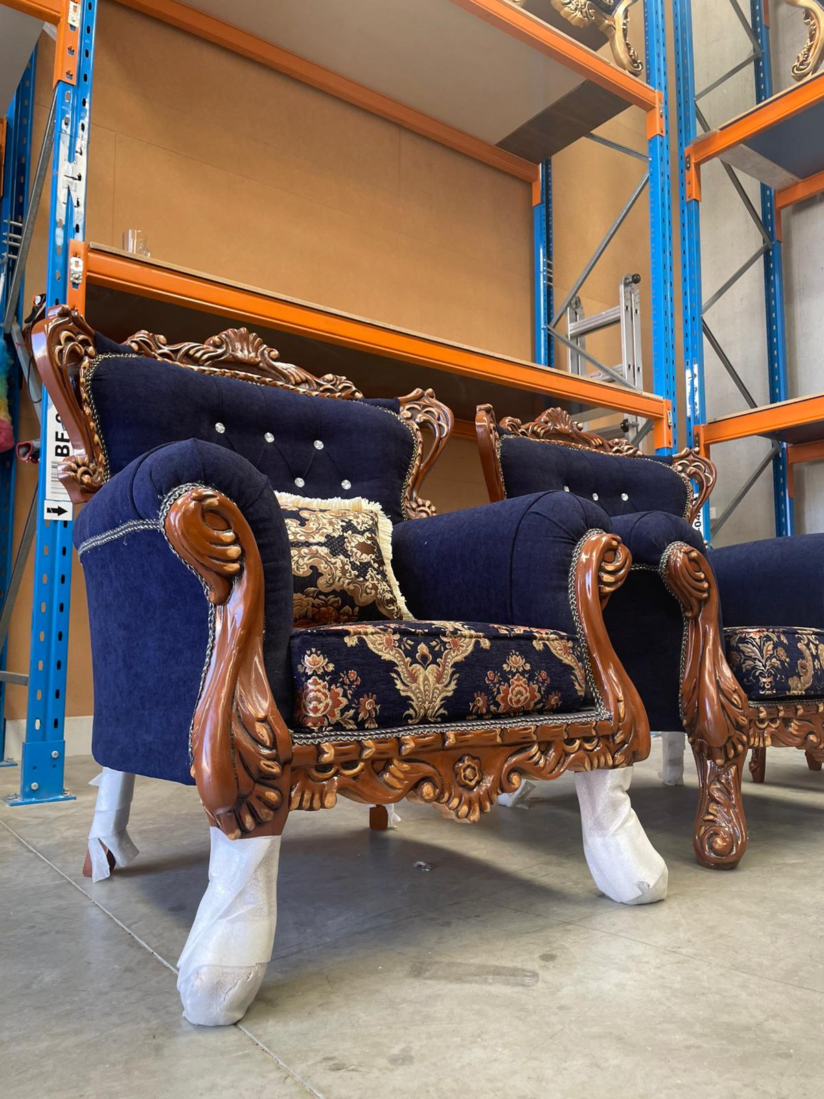 Kapra 7-Seater Sofa Set with Matching Coffee Tables