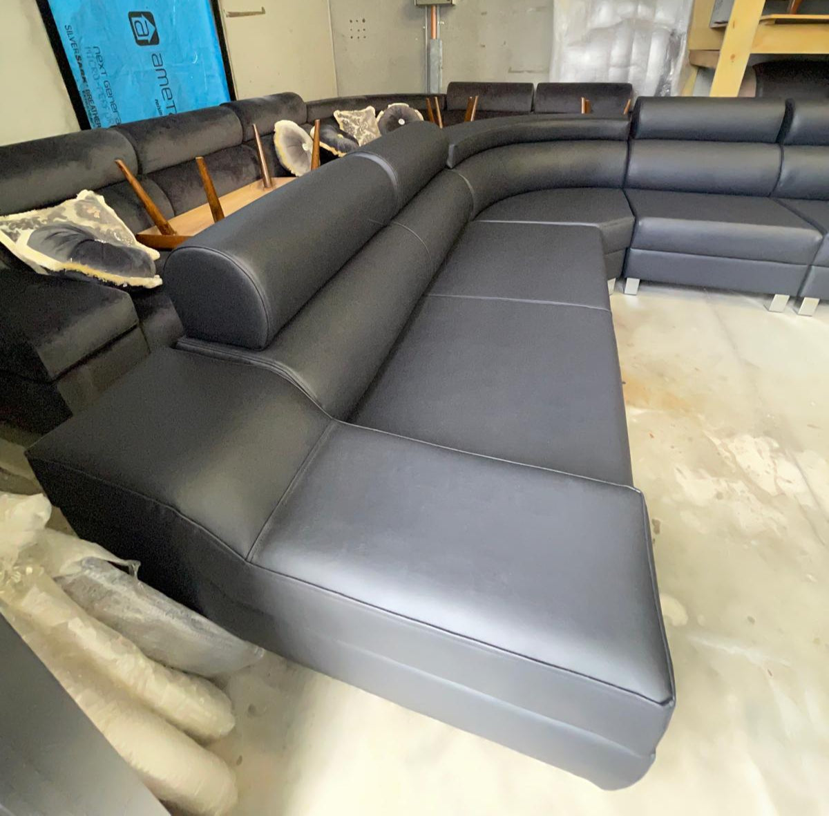 Australian-Made L-Shaped Sofa – AVAILABLE IN ANY COLOUR, FABRIC or LEATHER
