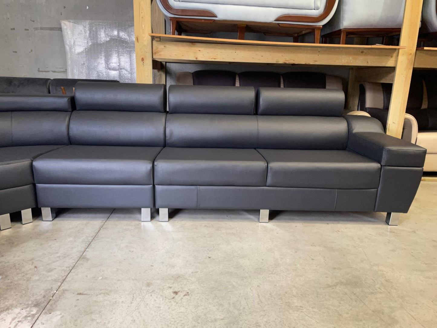 Australian-Made L-Shaped Sofa – AVAILABLE IN ANY COLOUR, FABRIC or LEATHER
