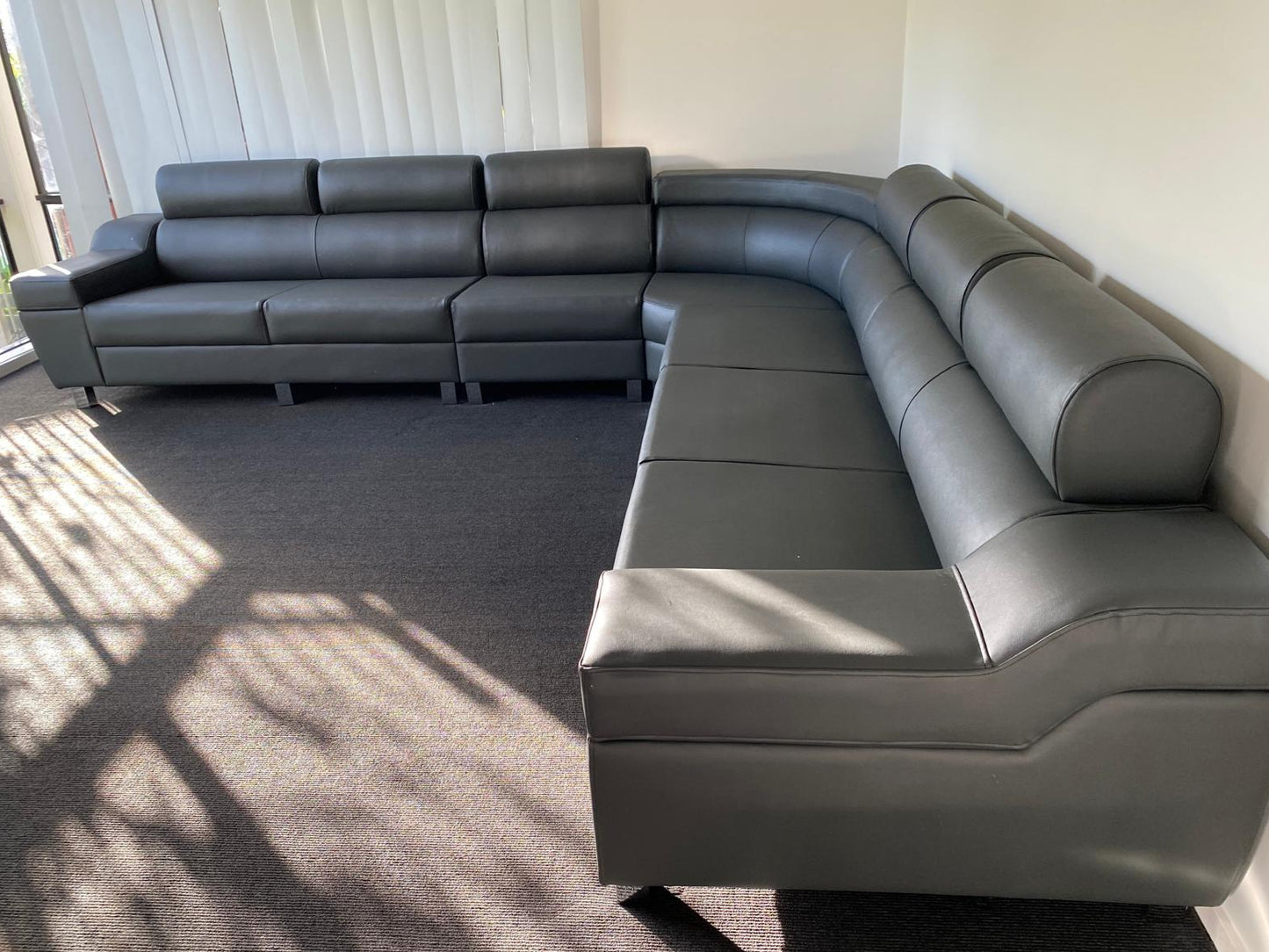 Australian-Made L-Shaped Sofa – AVAILABLE IN ANY COLOUR, FABRIC or LEATHER