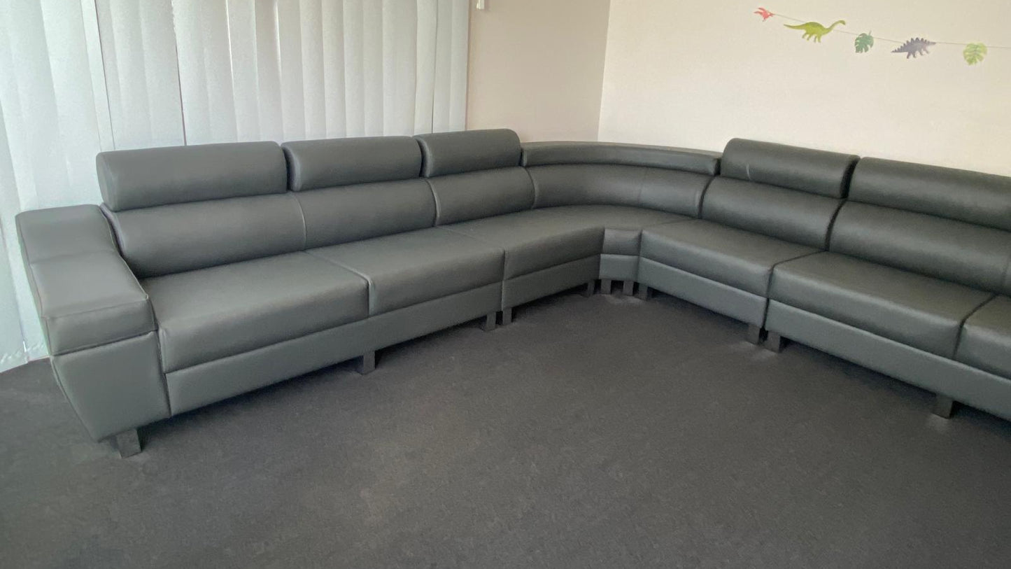 Australian-Made L-Shaped Sofa – AVAILABLE IN ANY COLOUR, FABRIC or LEATHER