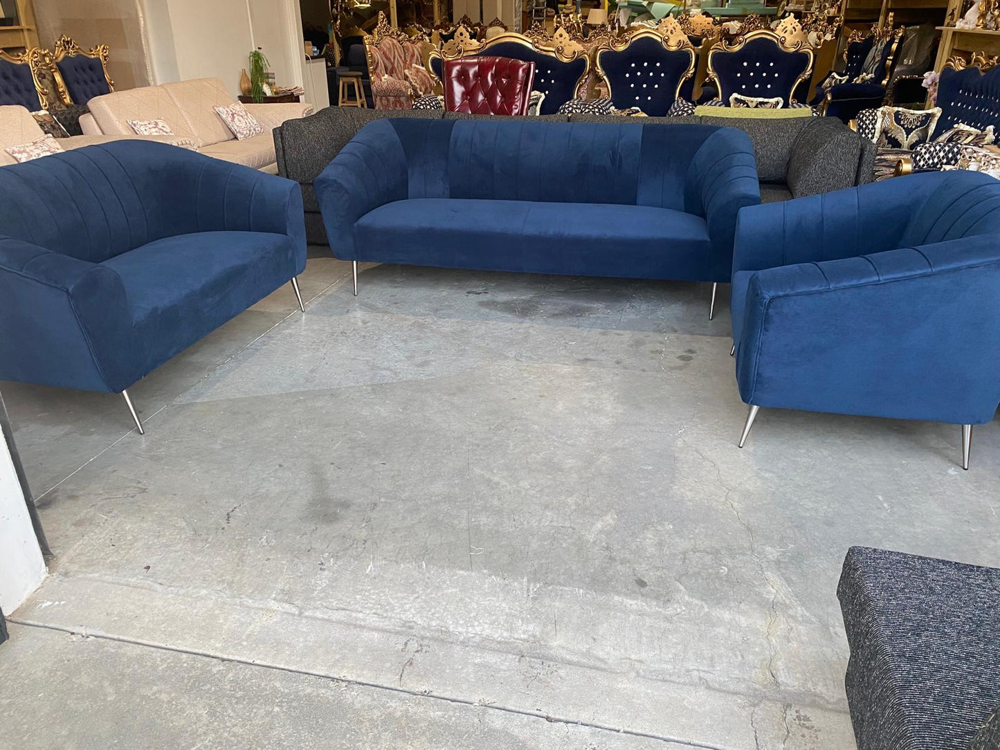 6 Seater Elegance Set - AVAILABLE IN ANY COLOUR, FABRIC & LEATHER