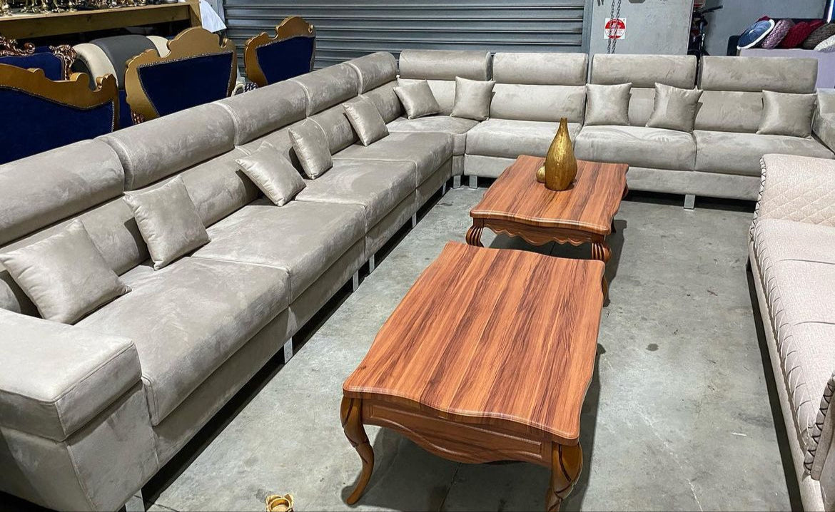 L-Shaped Sofa - AVAILABLE IN ANY COLOUR/FABRIC - Australian Made