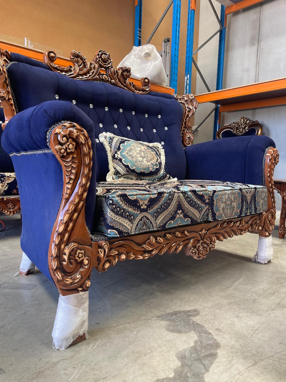 Kapra 7-Seater Sofa Set with Matching Coffee Tables