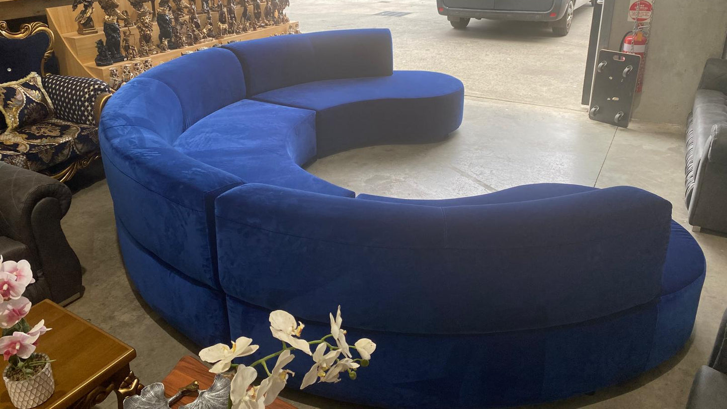 Curved Sectional Sofa – AVAILABLE IN ANY COLOUR, FABRIC or LEATHER