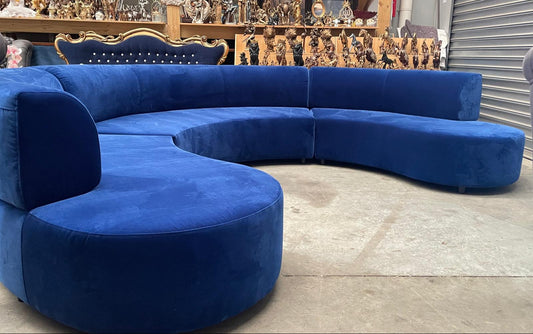 Curved Sectional Sofa – AVAILABLE IN ANY COLOUR, FABRIC or LEATHER