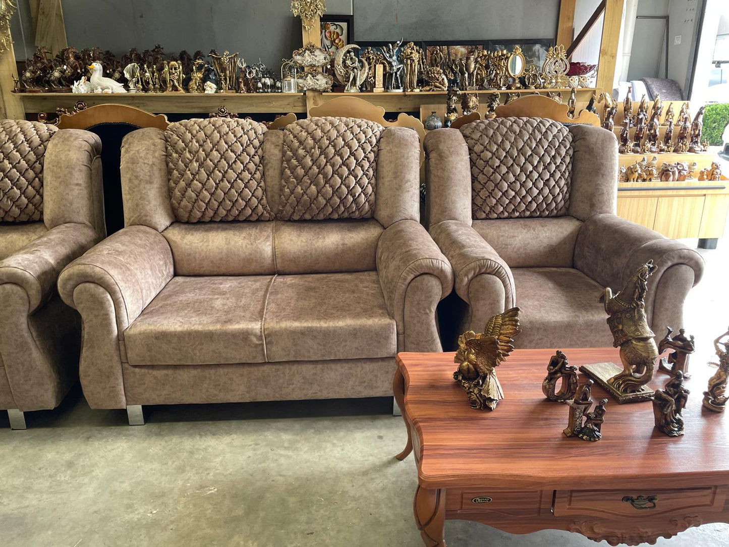 Pofaki 6-Seater Sofa Set - Australian-Made - AVAILABLE IN ANY COLOUR, FABRIC or LEATHER