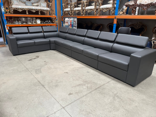 7-9 Seater L shaped / U shaped Sofa set - Available in Any Colour
