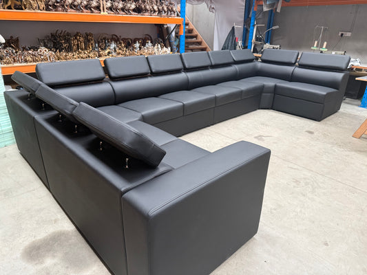8-10 Seater Lounge suite in U-Shape or L-Shape - Available in Any Colour