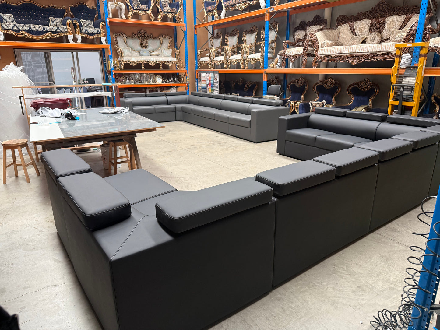 8-10 Seater Lounge suite in U-Shape or L-Shape - Available in Any Colour